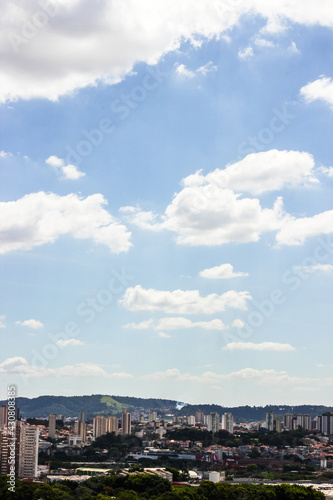 Cityscape with blue sky on a sunny day © Amanda