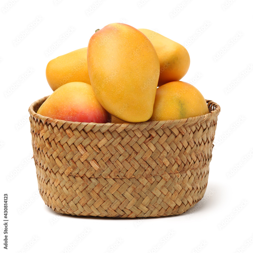 Mango on a white background Mango on a white background