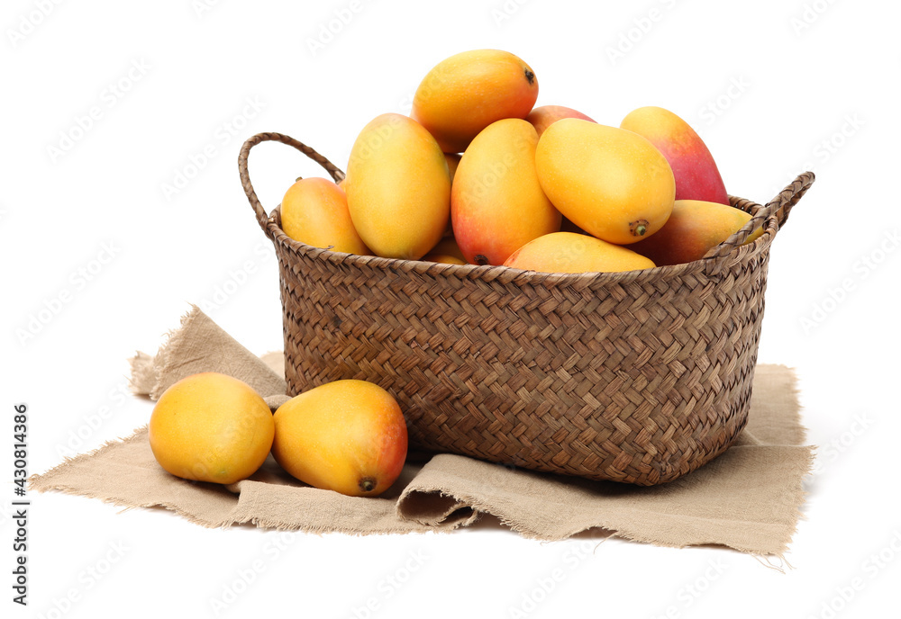 Mango on a white background