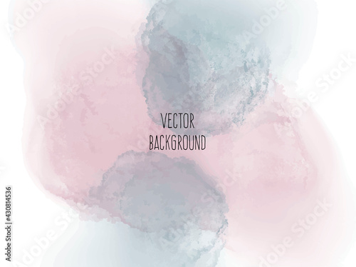 Vector watercolour horizontal universal background with copy space for text	