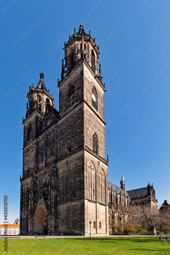 Der Dom in Magdeburg in Sachsen-Anhalt, Deutschland