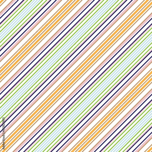 Colourful Stripe seamless pattern background in diagonal style