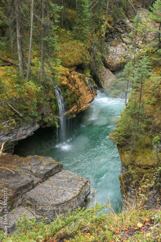 Waterfall and the river