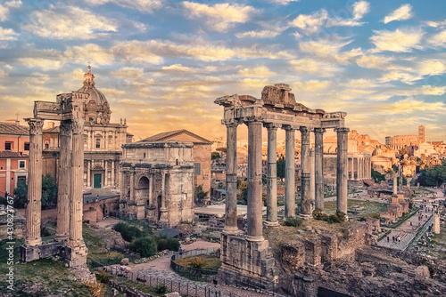 The Roman Forum in Rome