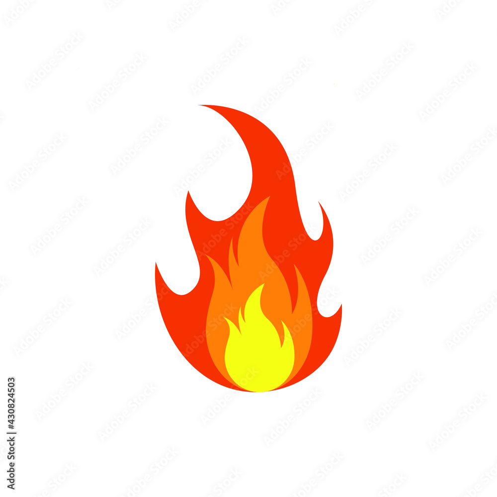 fire logo icon design template fire logo icon design template