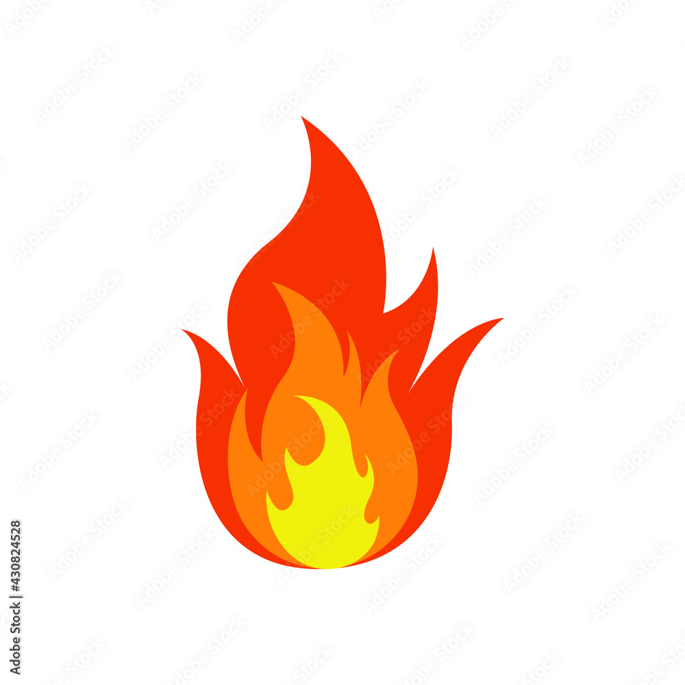 fire logo icon design template fire logo icon design template