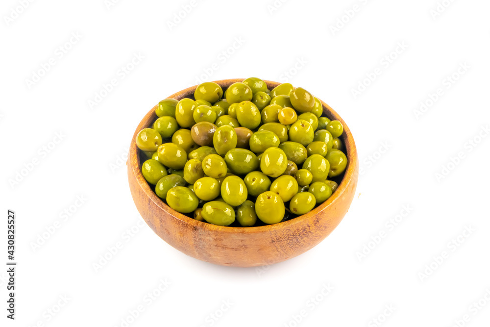 Scratched green olives. Turkish name; cizik yesil zeytin. Brined scratched green olives isolated on white background. Delicious geen olives. Scratched green olives. Turkish name; cizik yesil zeytin. Brined scratched green olives isolated on white background. Delicious geen olives.
