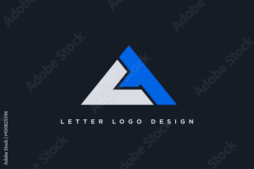 Initials letter CT logo design vector illustration. Letter CT logo design suitable for business and management logos, isolated on dark background