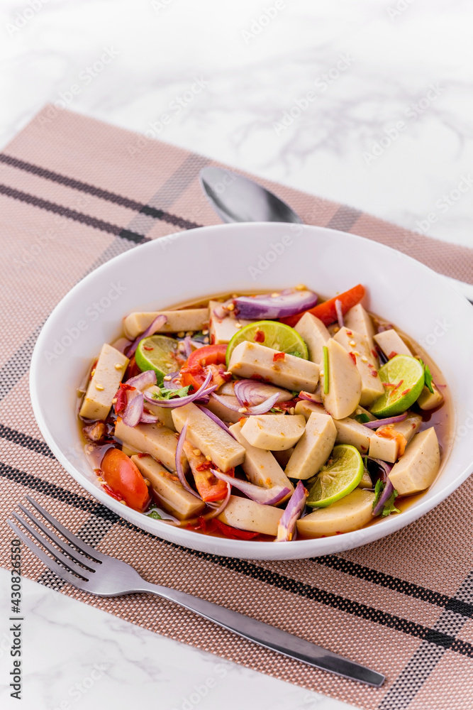 Fermented pork sausage with fermented fish