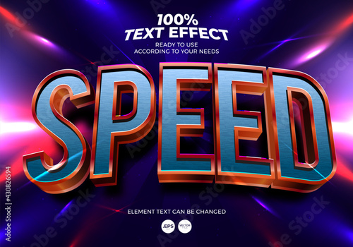 Speed Editable Text Effect
