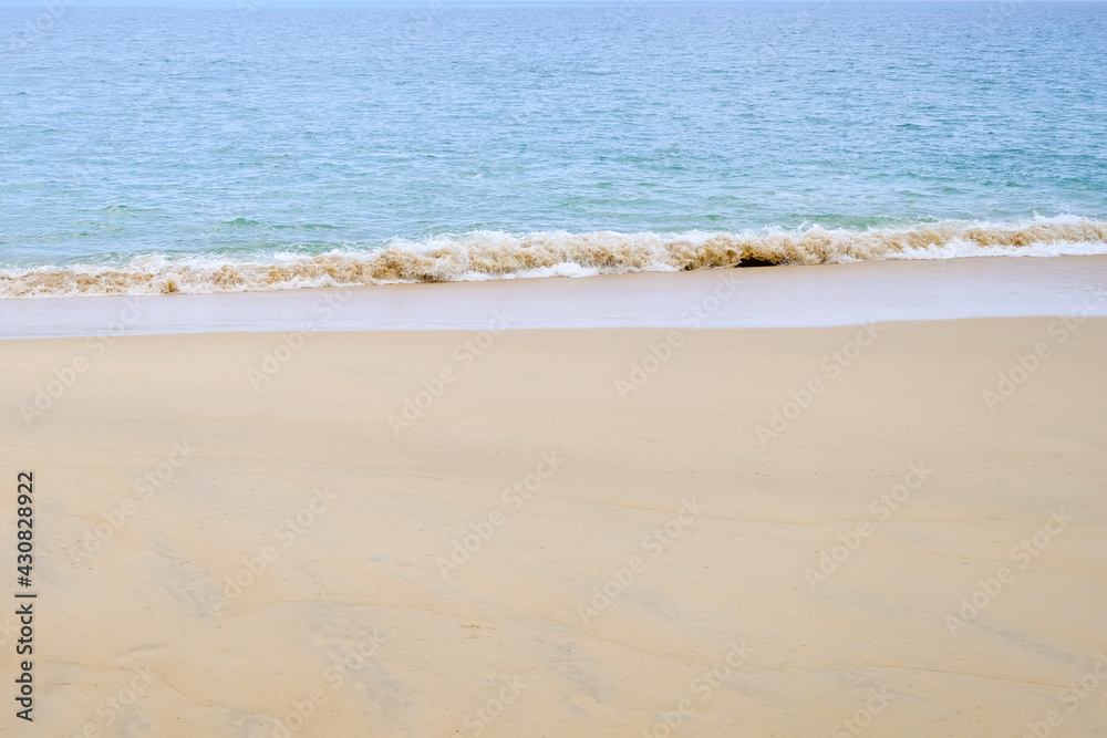 Landscapes View The atmosphere is beautiful Sand and sea and the color of the sky, The beach phuket of Thailand. Landscapes View The atmosphere is beautiful Sand and sea and the color of the sky, The beach phuket of Thailand.