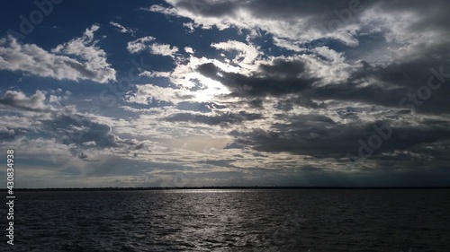 Fototapeta Naklejka Na Ścianę i Meble -  clouds over the sea
