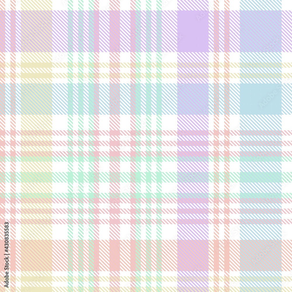 Rainbow Pastel Plaid textured Seamless Pattern Rainbow Pastel Plaid textured Seamless Pattern