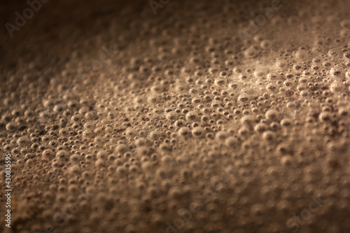 Close up of small bubbles