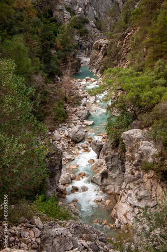 river in the mountains