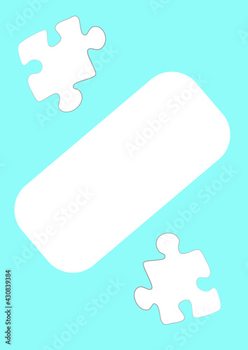 Vertical illustration format A4 - the design of the screen of the phone or tablet for inscriptions and photos
