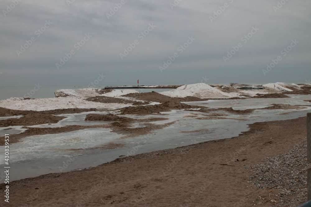 Kincardine Lighthouse, Ontario, Canada. Lake huron