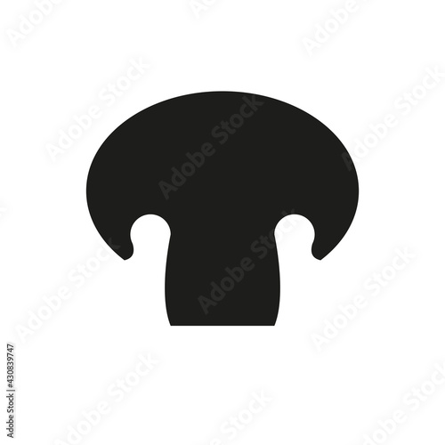 Mushroom icon. Simple vector illustration on a white background