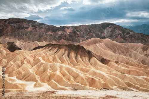 Destinations in California stunning view of Kabriskie Point in Death Valley