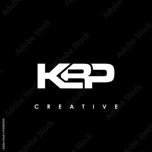 KBP Letter Initial Logo Design Template Vector Illustration photo