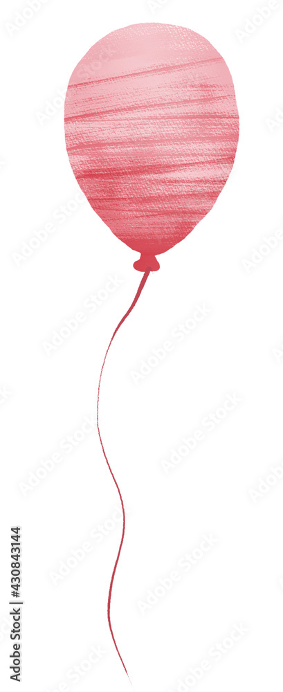 An illustration of a set of colourful birthday or party balloons and ribbons An illustration of a set of colourful birthday or party balloons and ribbons