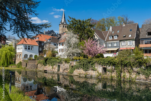 Essen-Kettwig an der Ruhr im Frühling; Deutschland