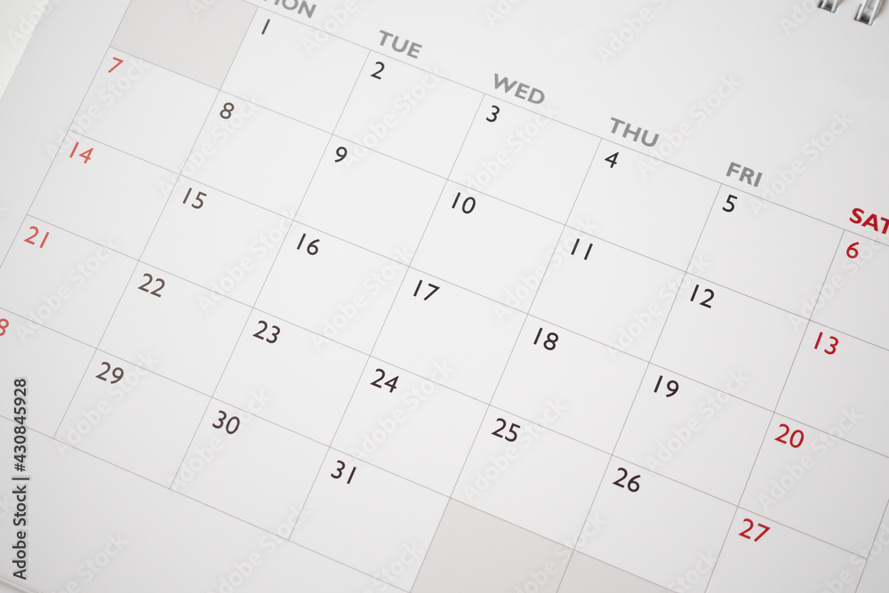 calendar page date background business planning appointment meeting concept calendar page date background business planning appointment meeting concept