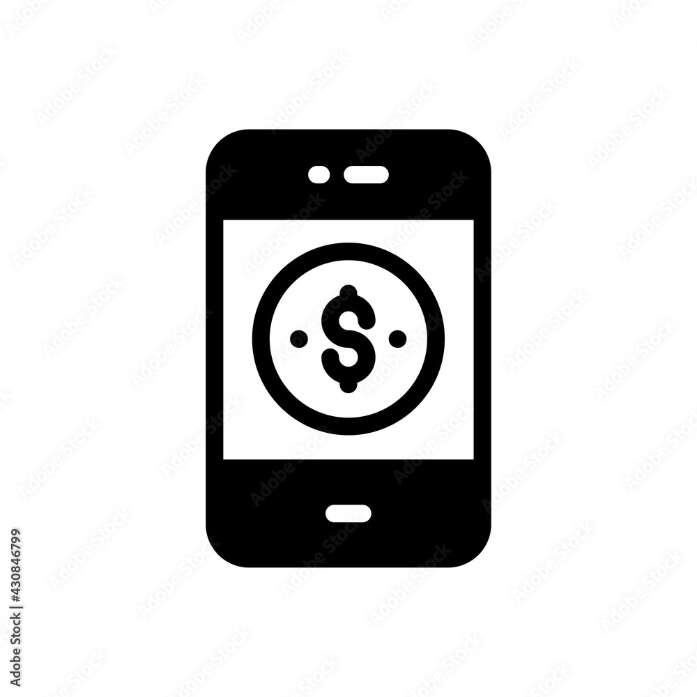 Online Pay vector solid icon. banking and finance symbol eps 10 file Online Pay vector solid icon. banking and finance symbol eps 10 file
