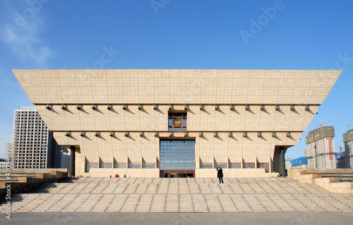 The Shanxi Museum in the city of Taiyuan, the provincial capital of Shanxi Province in China. It is the largest museum in Shanxi Province and it contains many cultural relics. photo