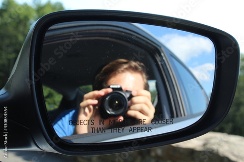'Object in mirror are closer than they appear' © Patrik