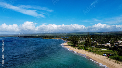 hawaii drone beach