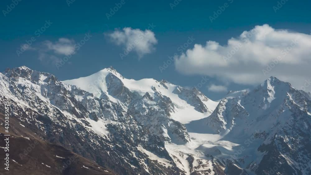 The movement of clouds across the sky over the mountains. Landscape and nature of the North Caucasus. North Ossetia
The movement of clouds across the sky over the mountains. Landscape and nature of the North Caucasus. North Ossetia