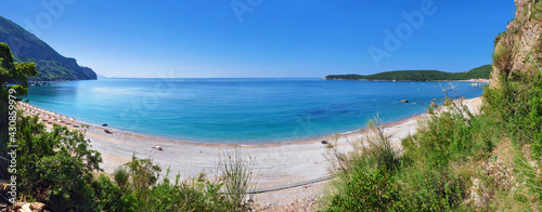 Bay near Jaz beach near Budva