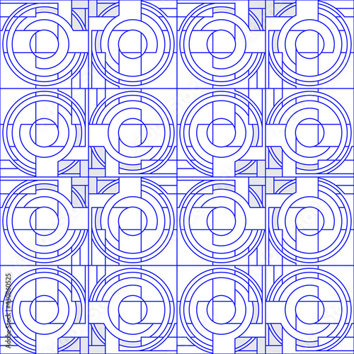 A seamless pattern with purple details, lines.