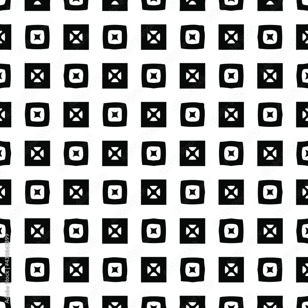 Geometric vector pattern with triangular elements. Seamless abstract ornament for wallpapers and backgrounds. Black and white colors. Geometric vector pattern with triangular elements. Seamless abstract ornament for wallpapers and backgrounds. Black and white colors.