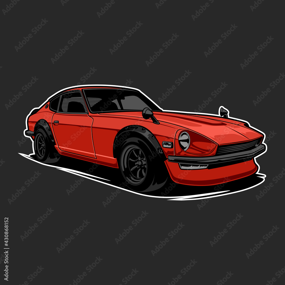 Fototapeta premium car vector illustration for conceptual design