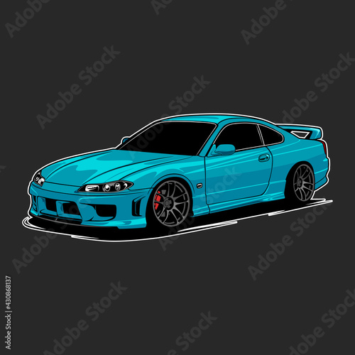 car vector illustration for conceptual design