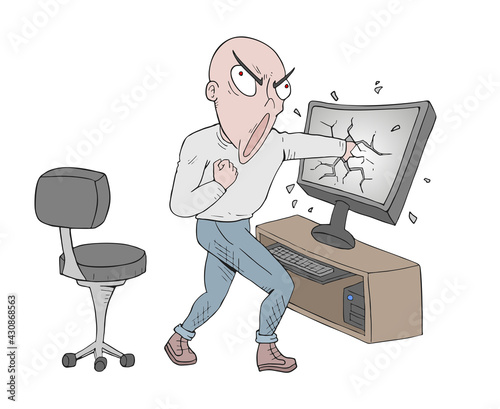 Rebel computer user