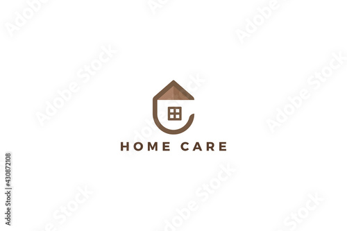 Letter C real estate logo