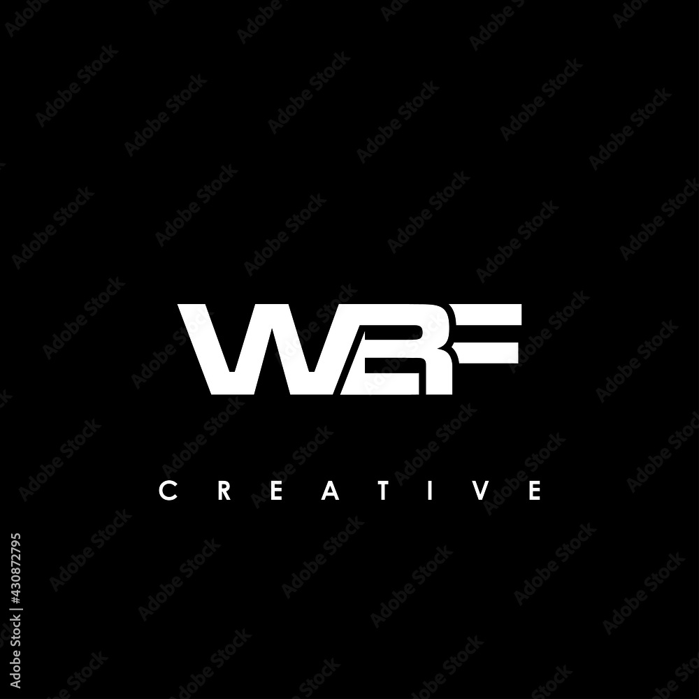 WBF Letter Initial Logo Design Template Vector Illustration