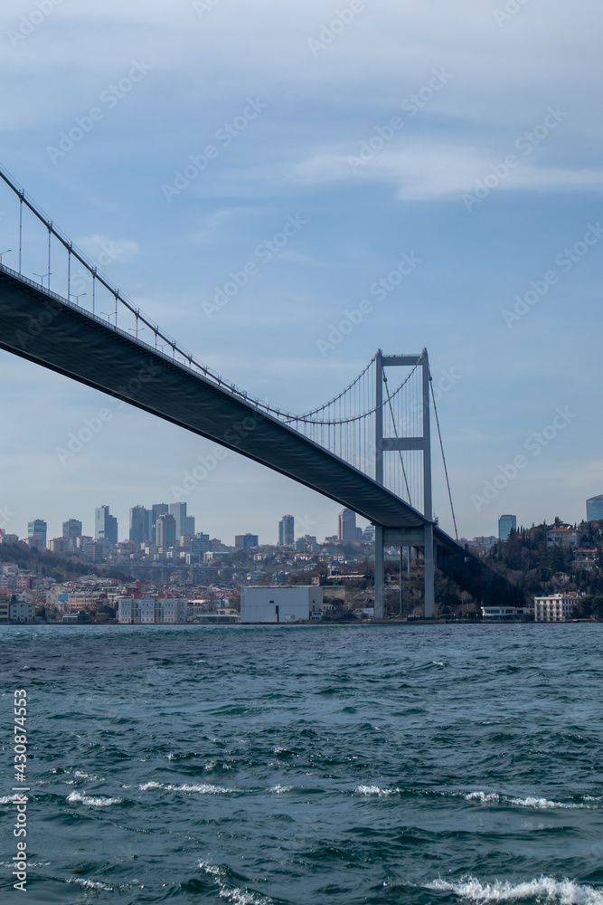 15 July Martyrs Bridge and the view of Istanbul