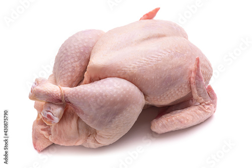 Raw chicken. Isolate on white background