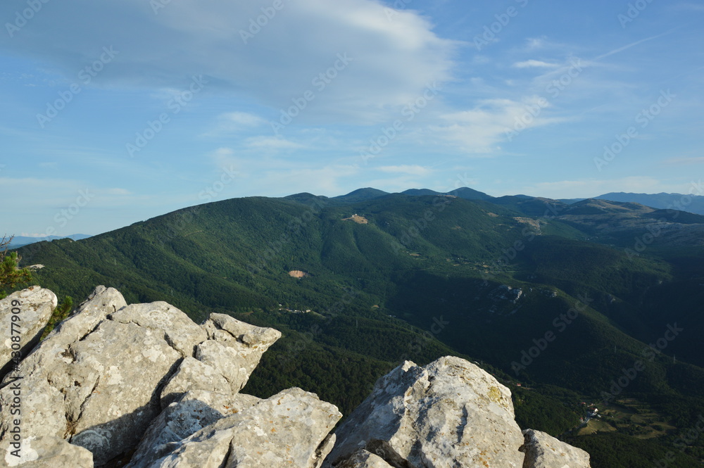 View of Croatian coast in Velebit National Park View of Croatian coast in Velebit National Park