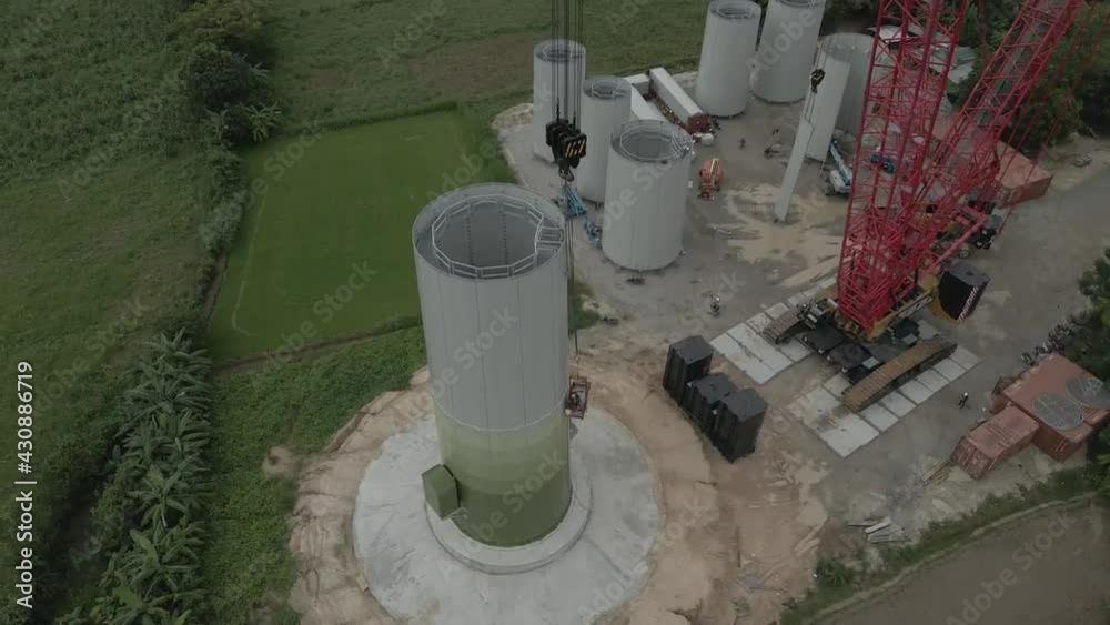 Wind Turbine Tower Construction To Generate Renewable Energy Wind Turbine Tower Construction To Generate Renewable Energy