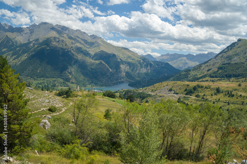 Lanuza Reservoir in Valle de Tena, Huesca, Spain