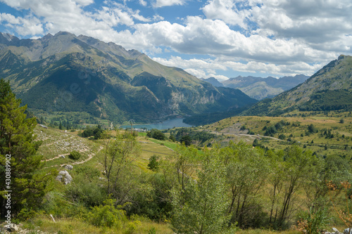 Lanuza Reservoir in Valle de Tena, Huesca, Spain