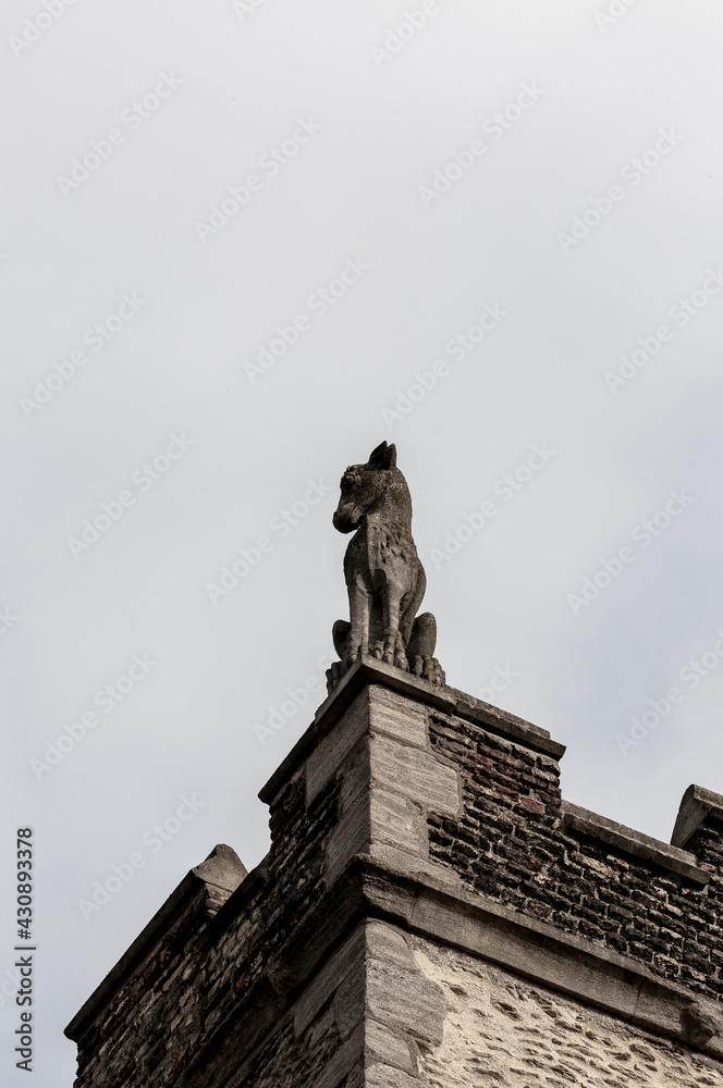 Gargoyle on an old church 