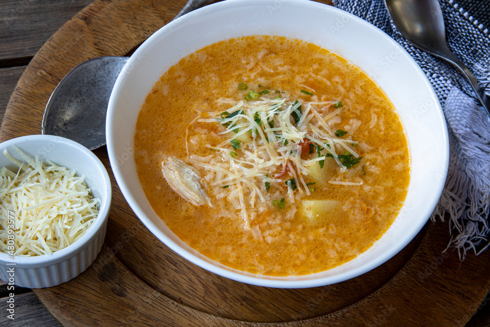 Brazilian cuisine, Chicken soup traditional Brazil dishes Brazilian cuisine, Chicken soup traditional Brazil dishes
