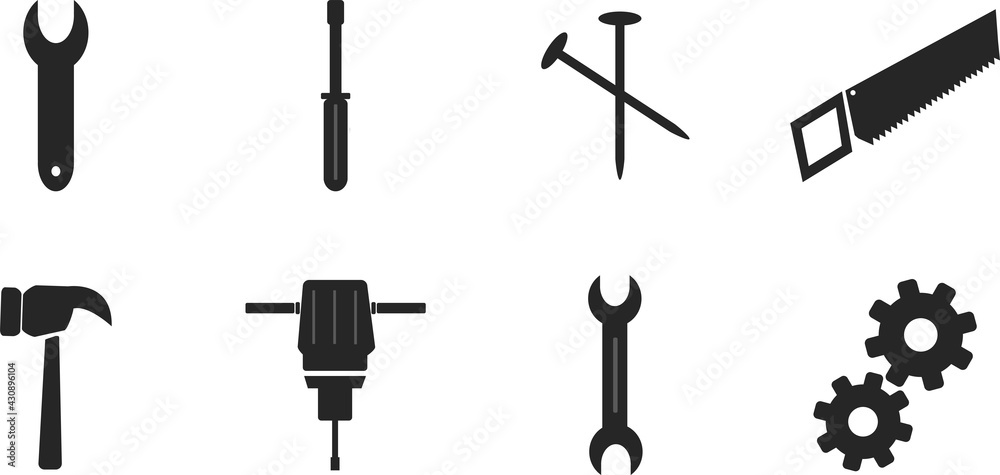 Illustration vector graphic of a Tools and Building icon set, , Perfect for icons, etc. Illustration vector graphic of a Tools and Building icon set, , Perfect for icons, etc.