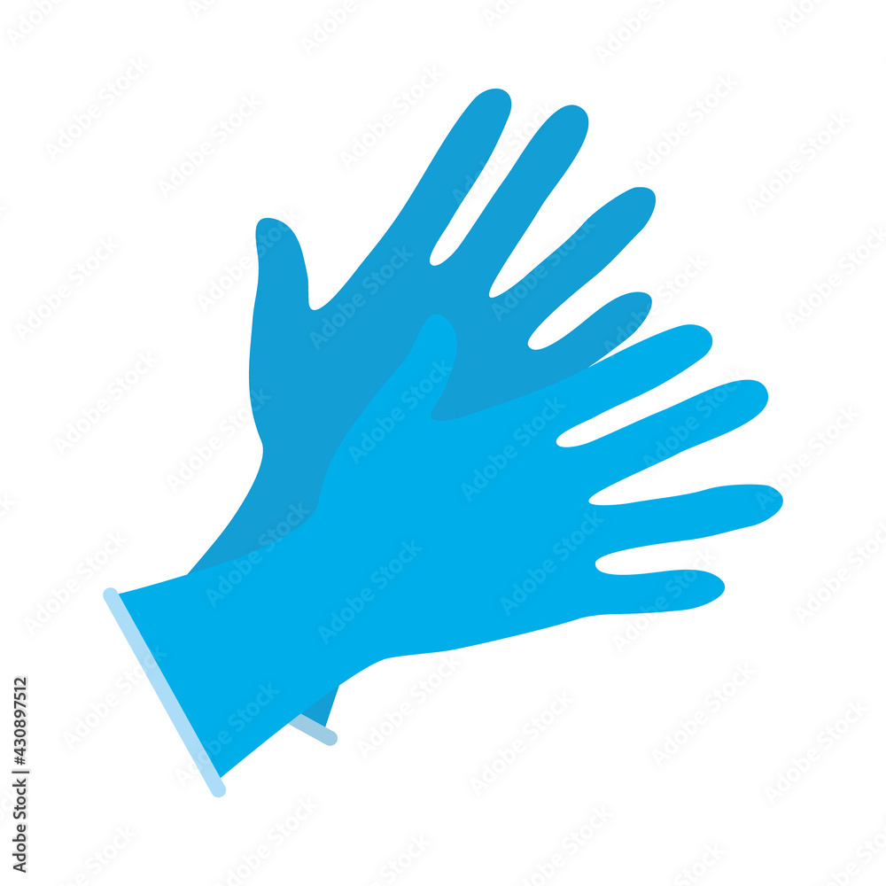 medical gloves icon
